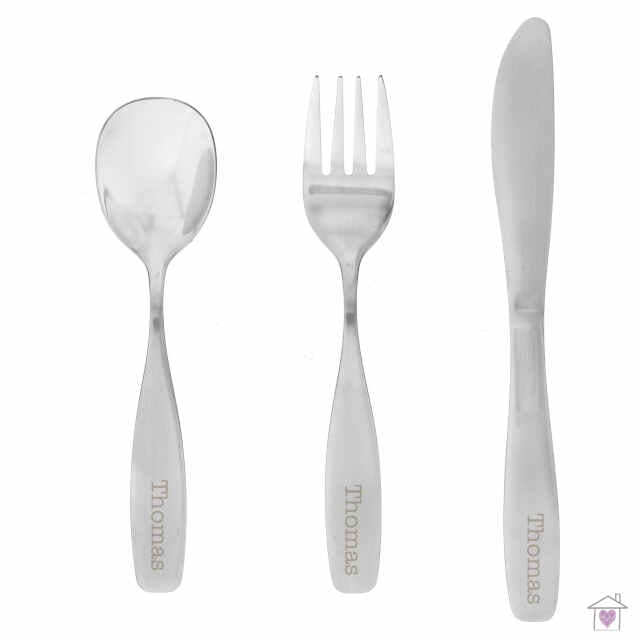 Personalised 3 Piece Cutlery Set - Image 2