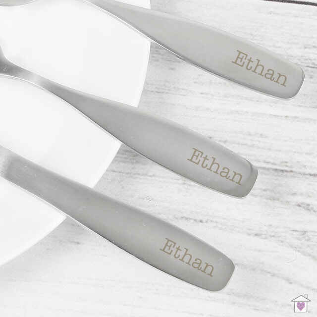 Personalised 3 Piece Cutlery Set - Image 3