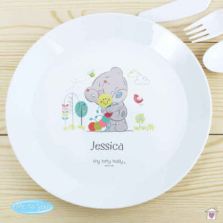 Personalised Tiny Tatty Teddy Cuddle Bug Plastic Plate