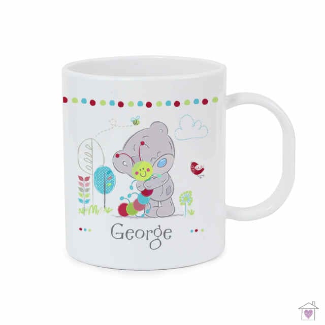 Personalised Tiny Tatty Teddy Cuddle Bug Plastic Mug - Image 2