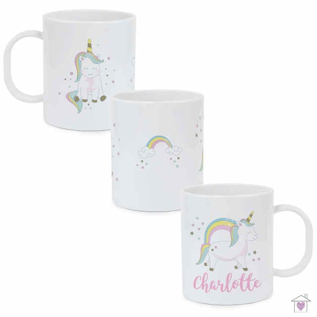 Personalised Baby Unicorn Plastic Mug - Image 6