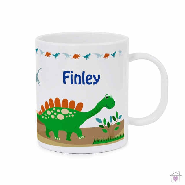 Personalised Dinosaur Plastic Mug - Image 2