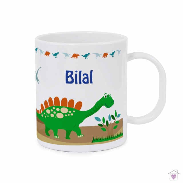 Personalised Dinosaur Plastic Mug - Image 5