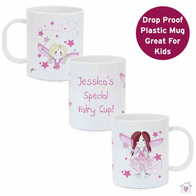 Personalised Fairy Plastic Mug - Image 2