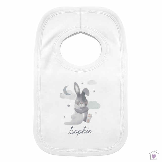 Personalised Baby Bunny Bib - Image 2