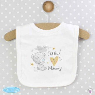 Personalised Tiny Tatty Teddy I Heart Baby Bib