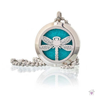 Aromatherapy Necklace - Dragonfly 25mm