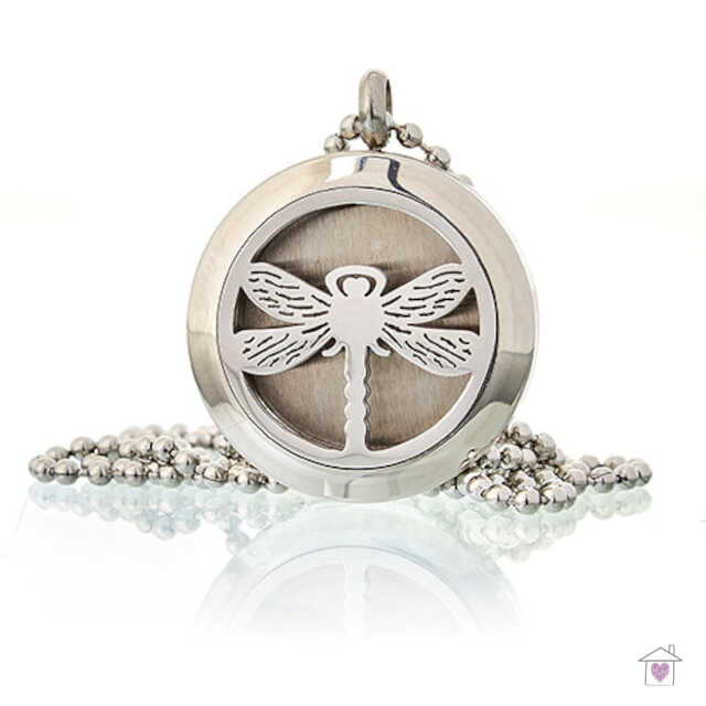 Aromatherapy Necklace - Dragonfly 25mm - Image 2