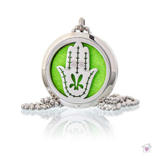 Aromatherapy Necklace - Hand of Fatima 30mm