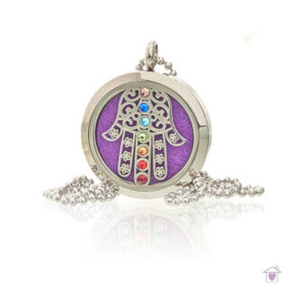 Aromatherapy Necklace - Hamsa Chakra - 30mm