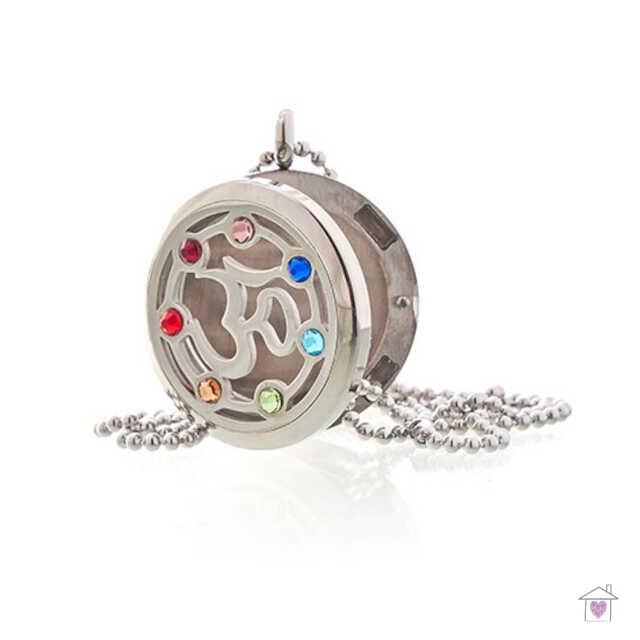 Aromatherapy Necklace - OM Chakra - 30mm - Image 2