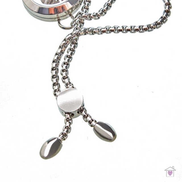 Aromatherapy Chain Bracelet - Angel Wings - 20mm - Image 3