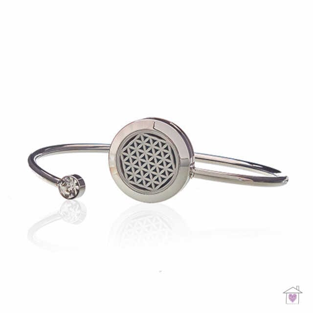 Aromatherapy Crystal Bracelet - Flower of Life - 20mm