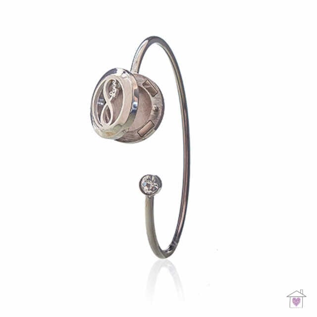Aromatherapy Crystal Bracelet - Infinite Love - 20mm - Image 2