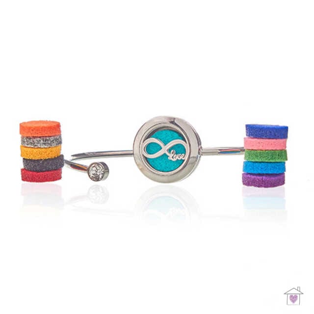 Aromatherapy Crystal Bracelet - Infinite Love - 20mm - Image 3