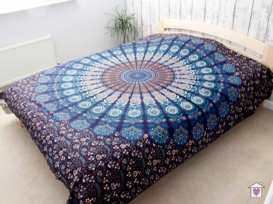 Classic Mandala Double Cotton Bedspread / Wall Hanging - Image 4
