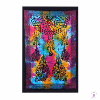 Dreamcatcher Single Cotton Bedspread / Wall Hanging