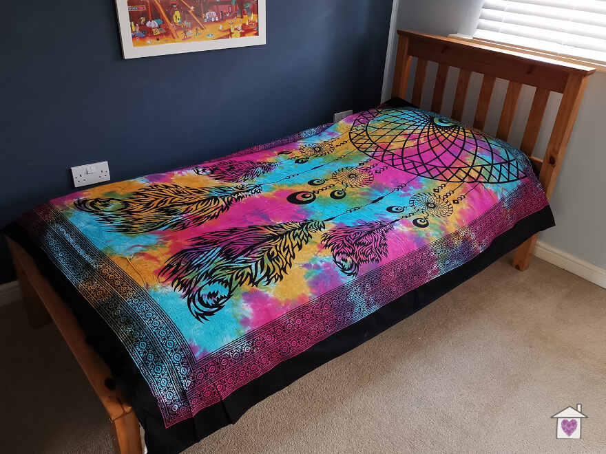 Dreamcatcher Single Cotton Bedspread / Wall Hanging - Image 3