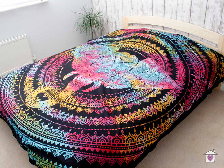 Elephant Head Double Cotton Bedspread / Wall Hanging - Image 3