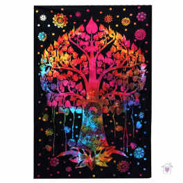Bodhi Tree Double Cotton Bedspread / Wall Hanging
