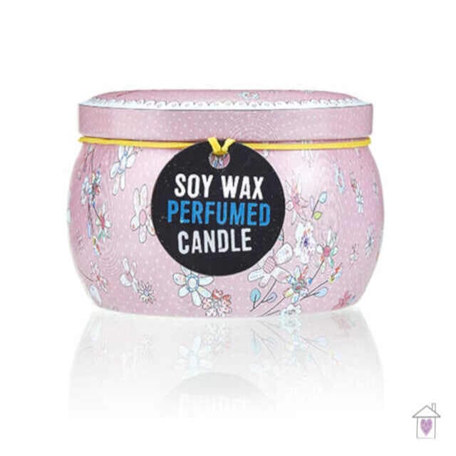 Art Tin Candle - Friendly Messages - Parma Violet (Assorted Design) - Image 3