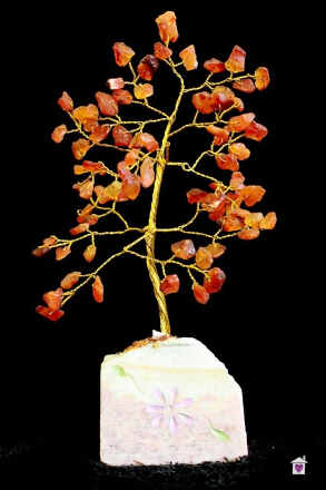 Carnelian Indian Gemstone Tree - 80 Stone