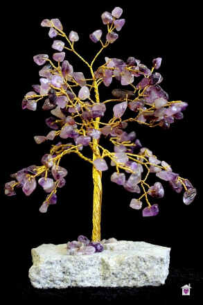 Amethyst Indian Gemstone Tree - 160 Stone