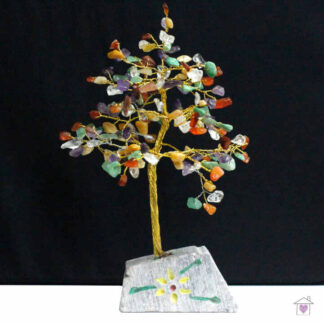 Multi-gem Indian Gemstone Tree - 160 Stone