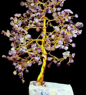 Amethyst Indian Gemstone Tree - 320 Stone