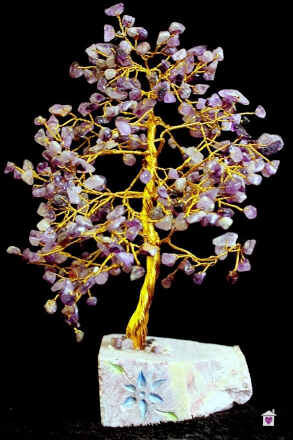 Amethyst Indian Gemstone Tree - 320 Stone