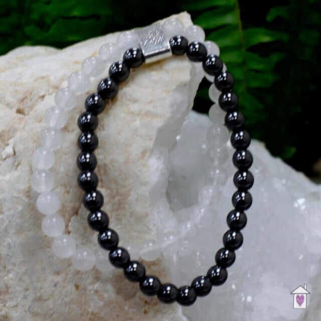 Magnetic Gemstone Bracelet - Rock Quartz - Image 3