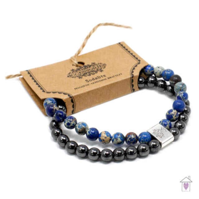 Magnetic Gemstone Bracelet - Sodalite - Image 4