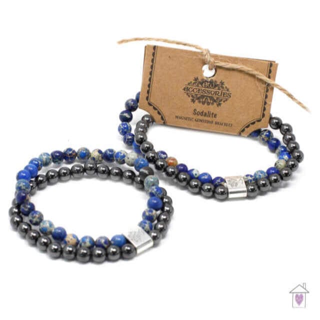 Magnetic Gemstone Bracelet - Sodalite - Image 5