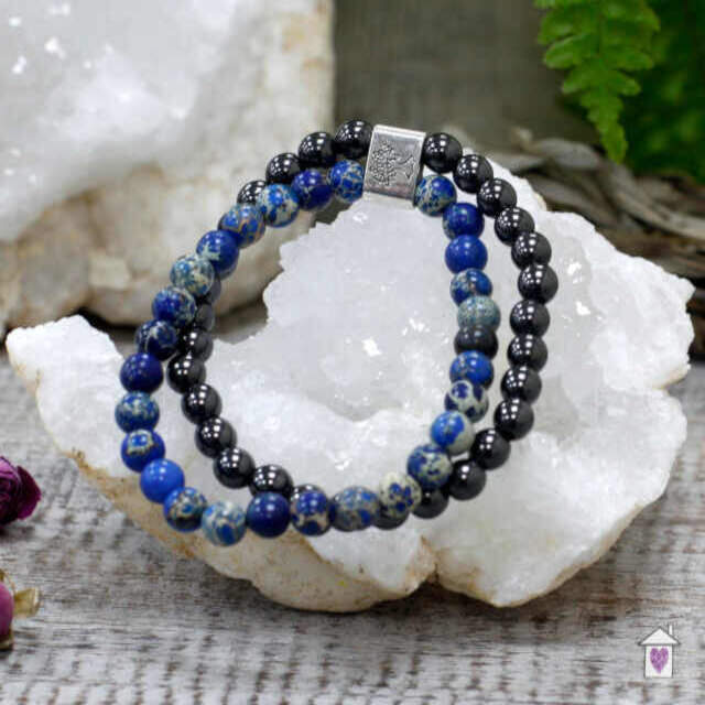 Magnetic Gemstone Bracelet - Sodalite - Image 2