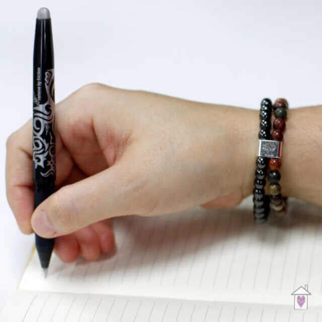 Magnetic Gemstone Bracelet - Picasso Jasper - Image 4