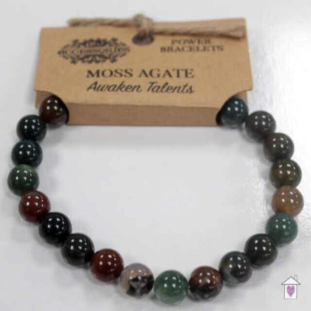 Power Bracelet - Moss Agate - Image 2