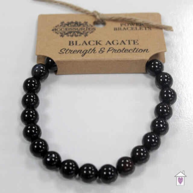 Power Bracelet - Black Agate - Image 2