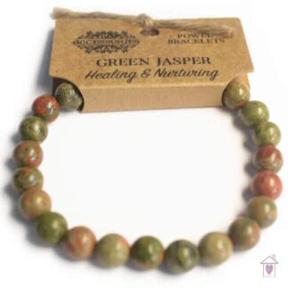 Power Bracelet - Green Jasper