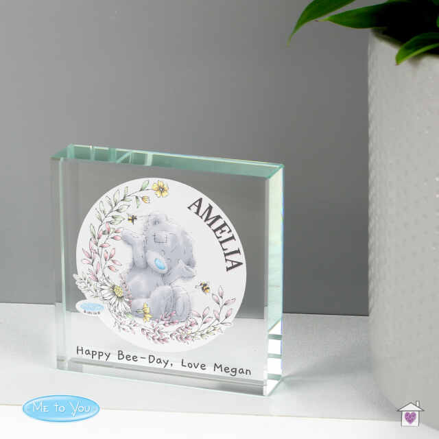 Personalised Me to You Bees Large Crystal Token - Image 3