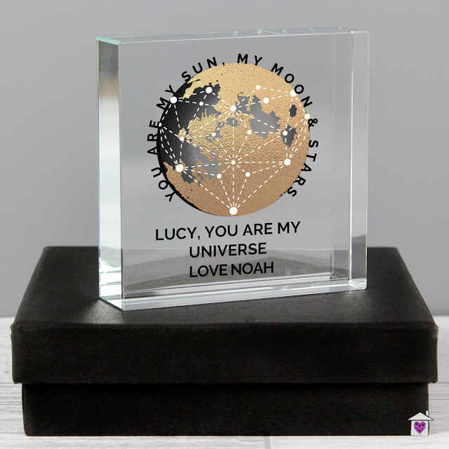 Personalised You Are My Sun My Moon Large Crystal Token - Image 4