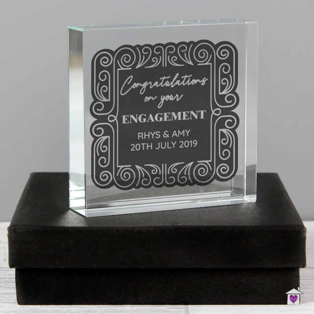Personalised Congratulations Large Crystal Token