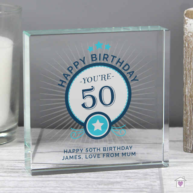 Personalised Birthday Large Crystal Token - Image 3