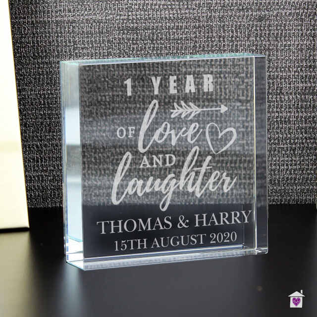 Personalised Anniversary Large Crystal Token - Image 4