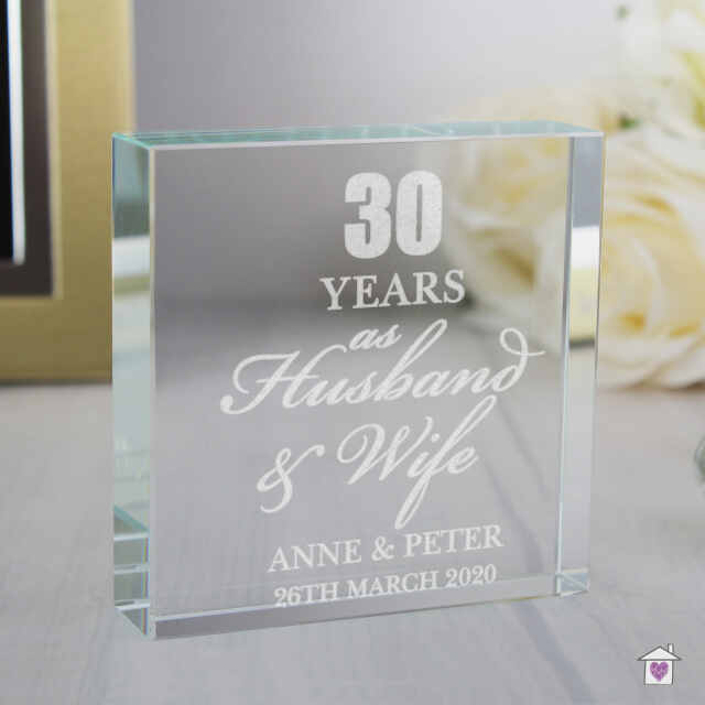 Personalised Anniversary Large Crystal Token - Image 5