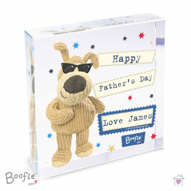 Personalised Boofle Stars Large Crystal Token - Image 2