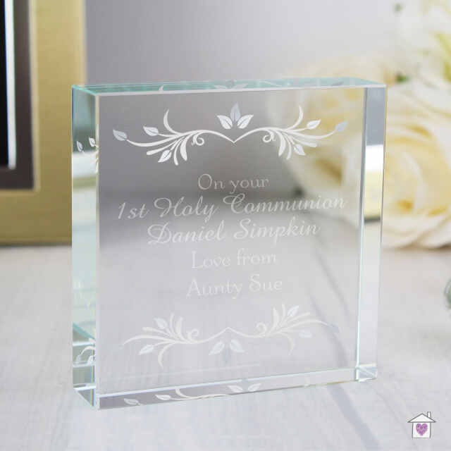 Personalised Sentiments Large Crystal Token - Image 4