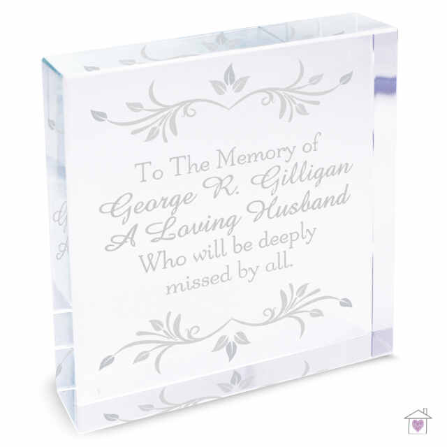 Personalised Sentiments Large Crystal Token - Image 6
