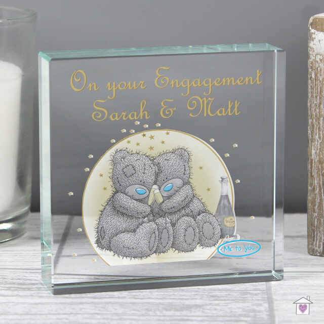 Personalised Me To You Gold Stars Large Crystal Token - Image 3