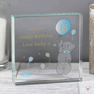 Personalised Me To You Balloon Large Crystal Token