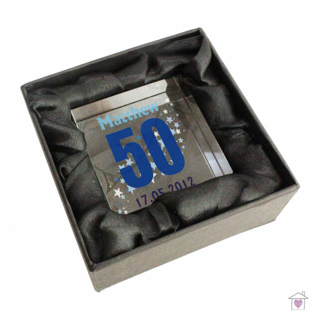 Personalised Stars Age Large Crystal Token - Image 4
